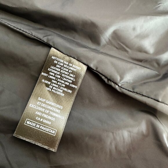 NWT Bod & Chritensen AURIANA Single Breasted Leather Blazer L Sand‎ - Picture 12 of 15